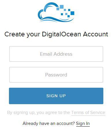 DigitalOcean регистрация